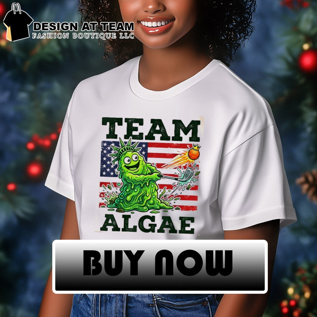 Team Algae Make Algae Great Again Reflecting Pond Patriotic American flag shirt