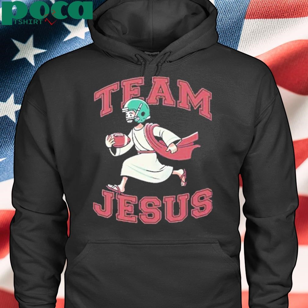 Team Jesus Football Lover Christian Faith Bible Shirt