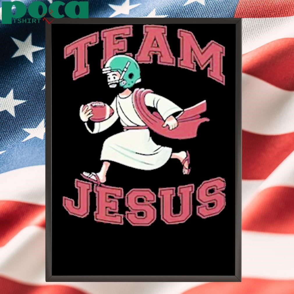 Team Jesus Football Lover Christian Faith Bible Shirt