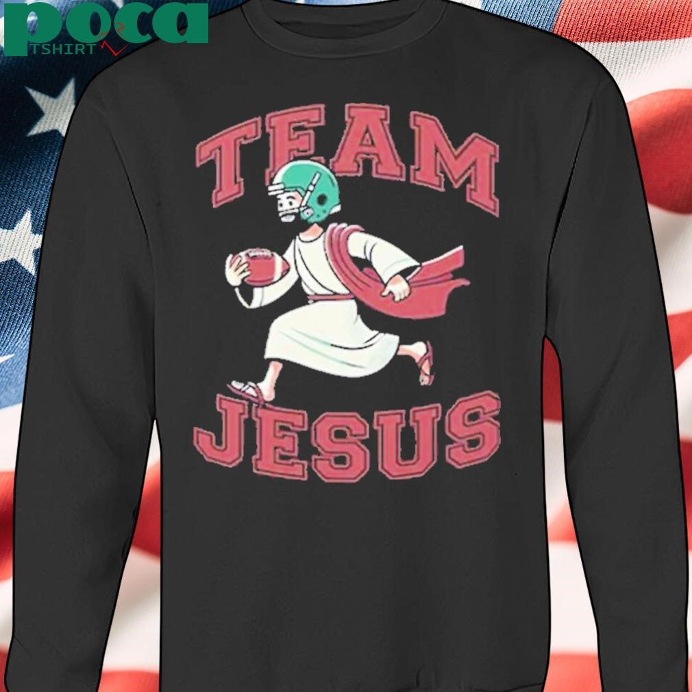 Team Jesus Football Lover Christian Faith Bible Shirt