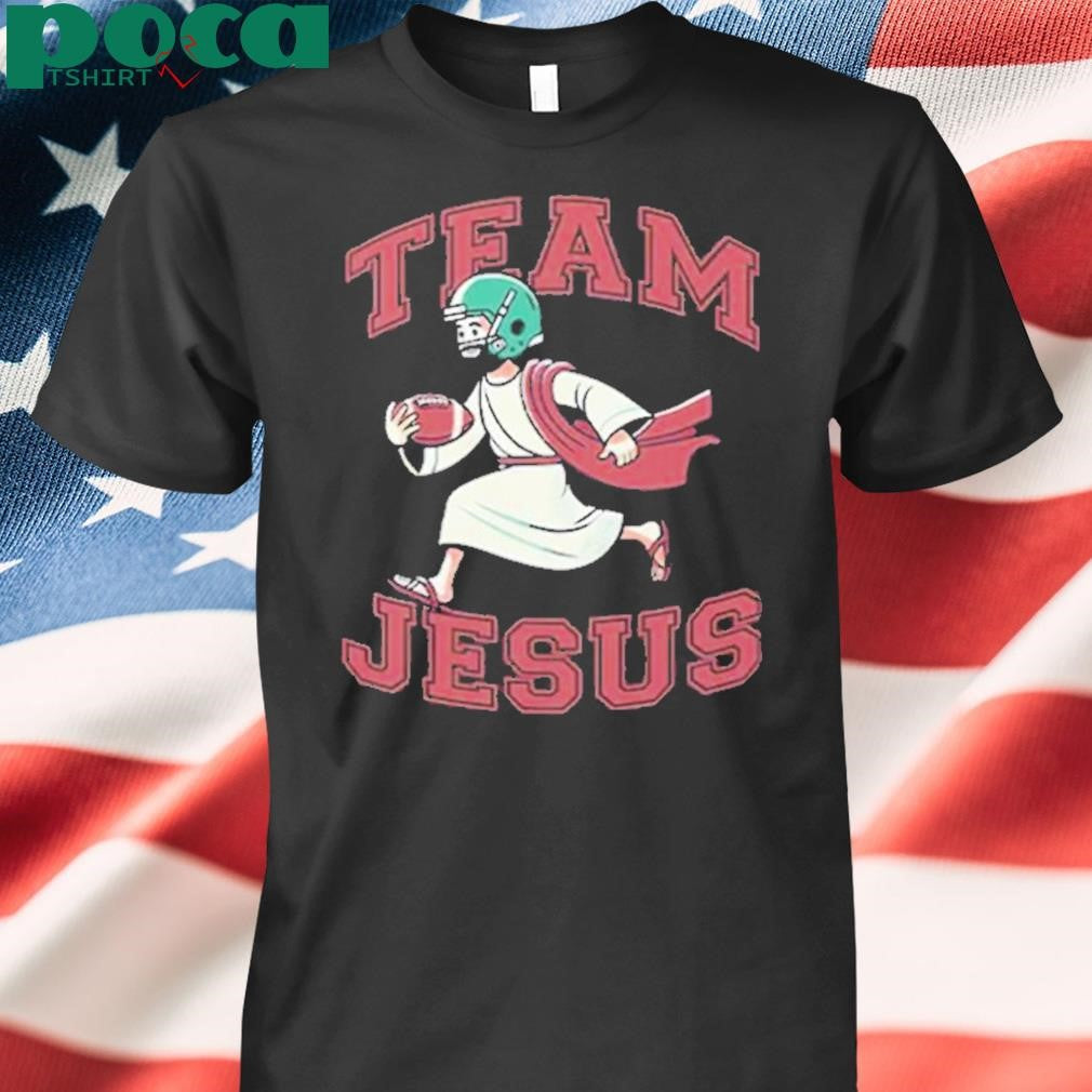 Team Jesus Football Lover Christian Faith Bible Shirt