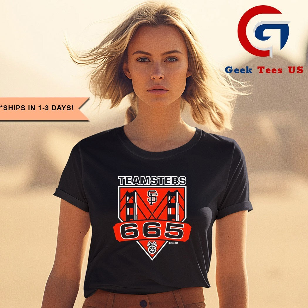 Teamsters Local 665 San Francisco Bridge graphic shirt