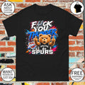 Teddy Bear middle finger Spurs vs Thunder Bear Western Conference Finals 2026 Playoffs shirt