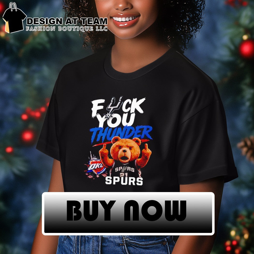 Teddy bear middle finger fuck you Thunder OKC Thunder NBA 2026 shirt