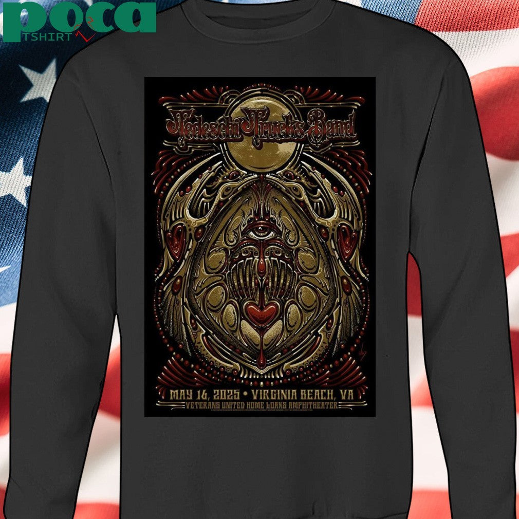 Tedeschi Trucks Band 05 16 2025 Virginia Beach, VA Event Poster shirt