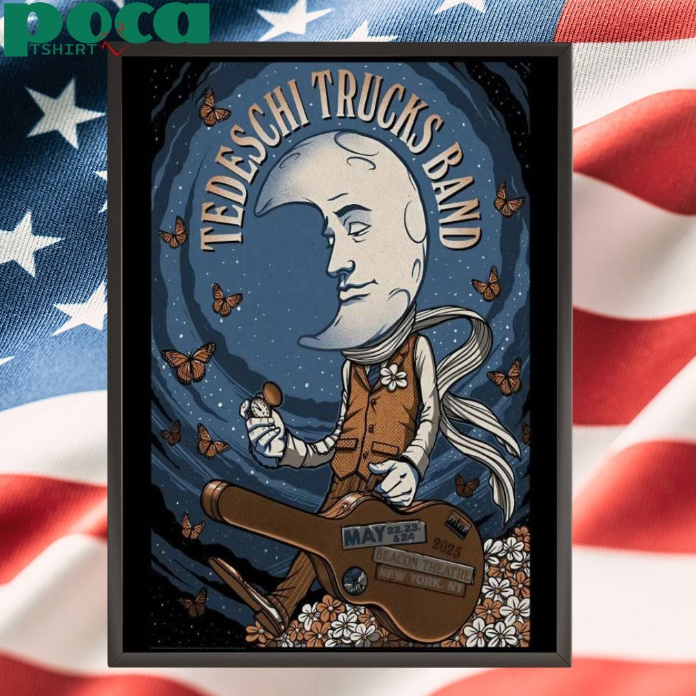 Tedeschi Trucks Band At Beacon Theatre On May 22-24, 2025 Show Poster shirt