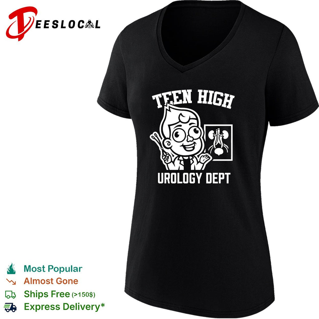 Teen High urology dept cartoon doctor shirt