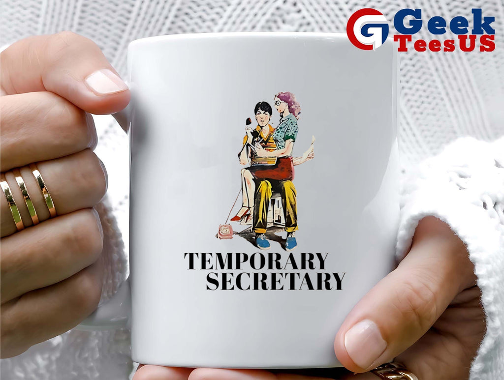 Temporary Secretary graphic shirt