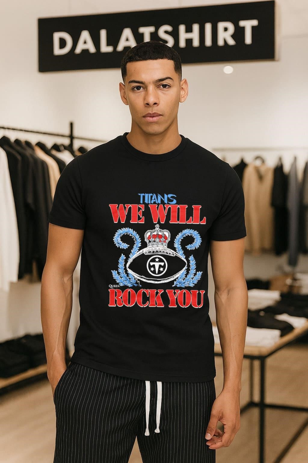 Tennessee Titans We Will Rock You Football Crown shirt