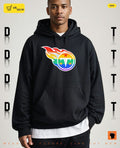 Tennessee Titans logo rainbow pride apparel with a t symbol on a cotton shirt