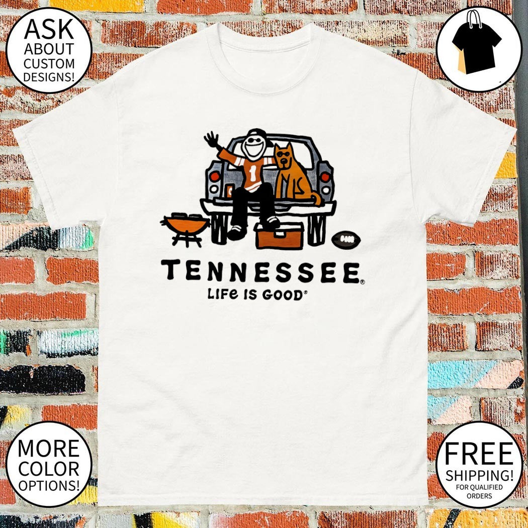 Tennessee Volunteers Football life is good Jackie Dog shirt