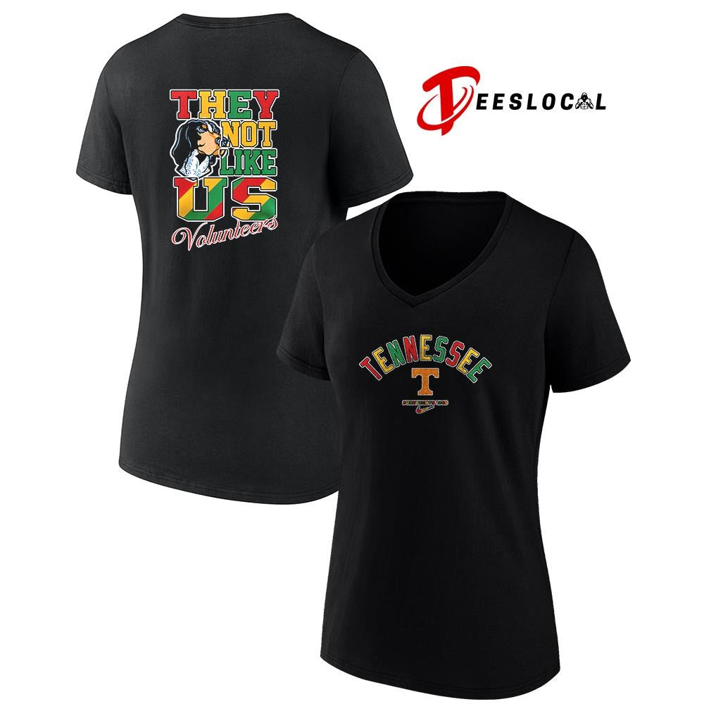Tennessee Volunteers x Juneteenth they not like us shirt