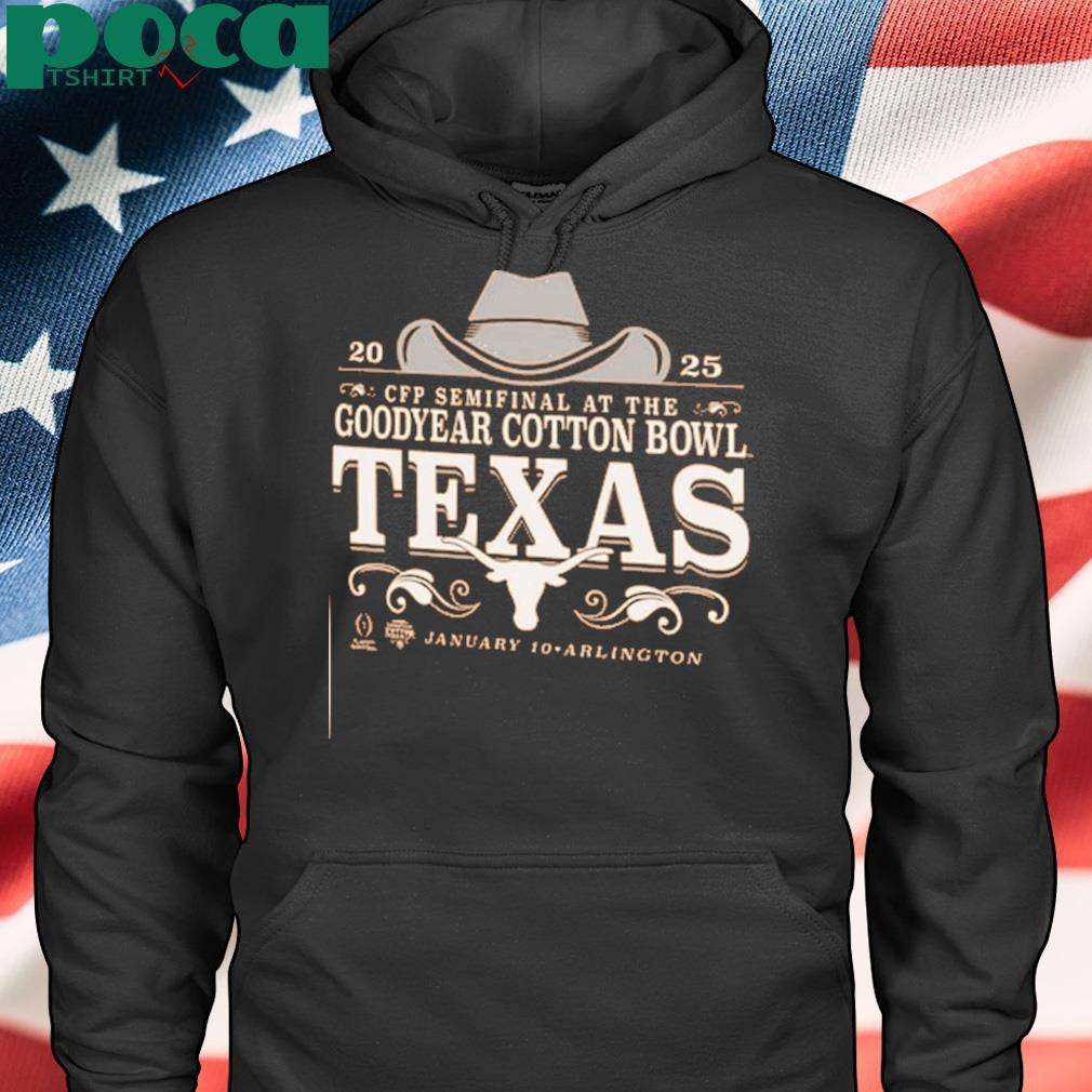 Texas Longhorns Burnt Orange Football 2025 Cotton Bowl Bound shirt