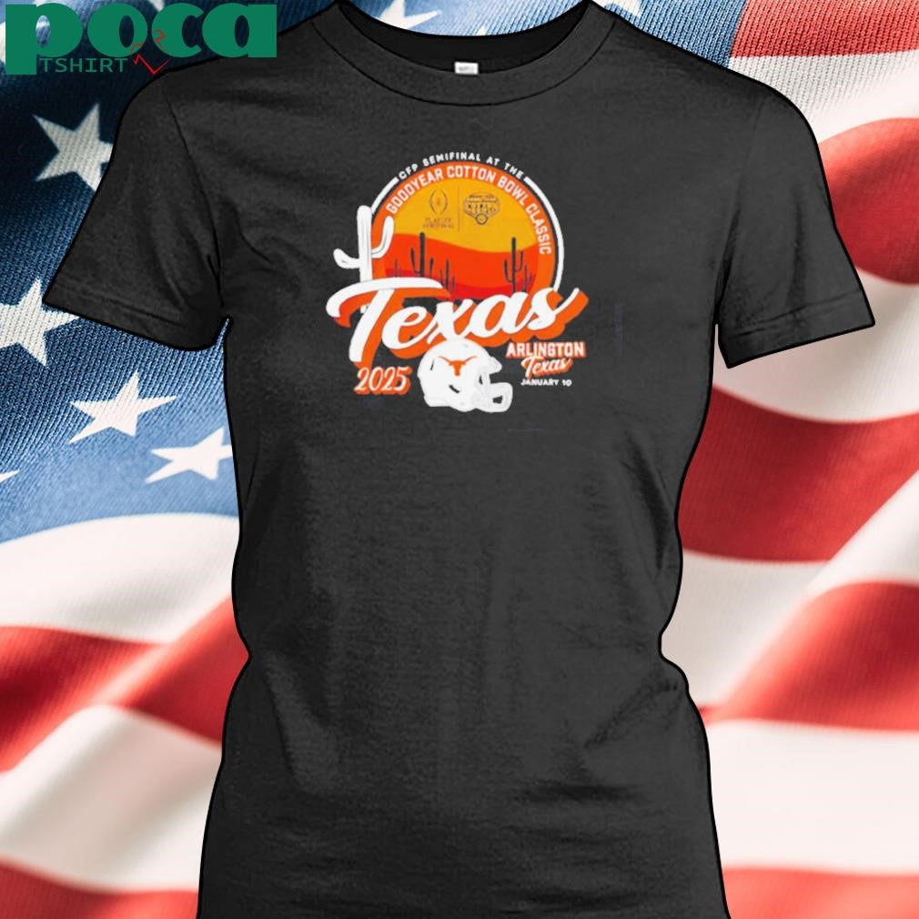 Texas Longhorns College Football Playoff 2025 Goodyear Cotton Bowl Classic vintage shirt
