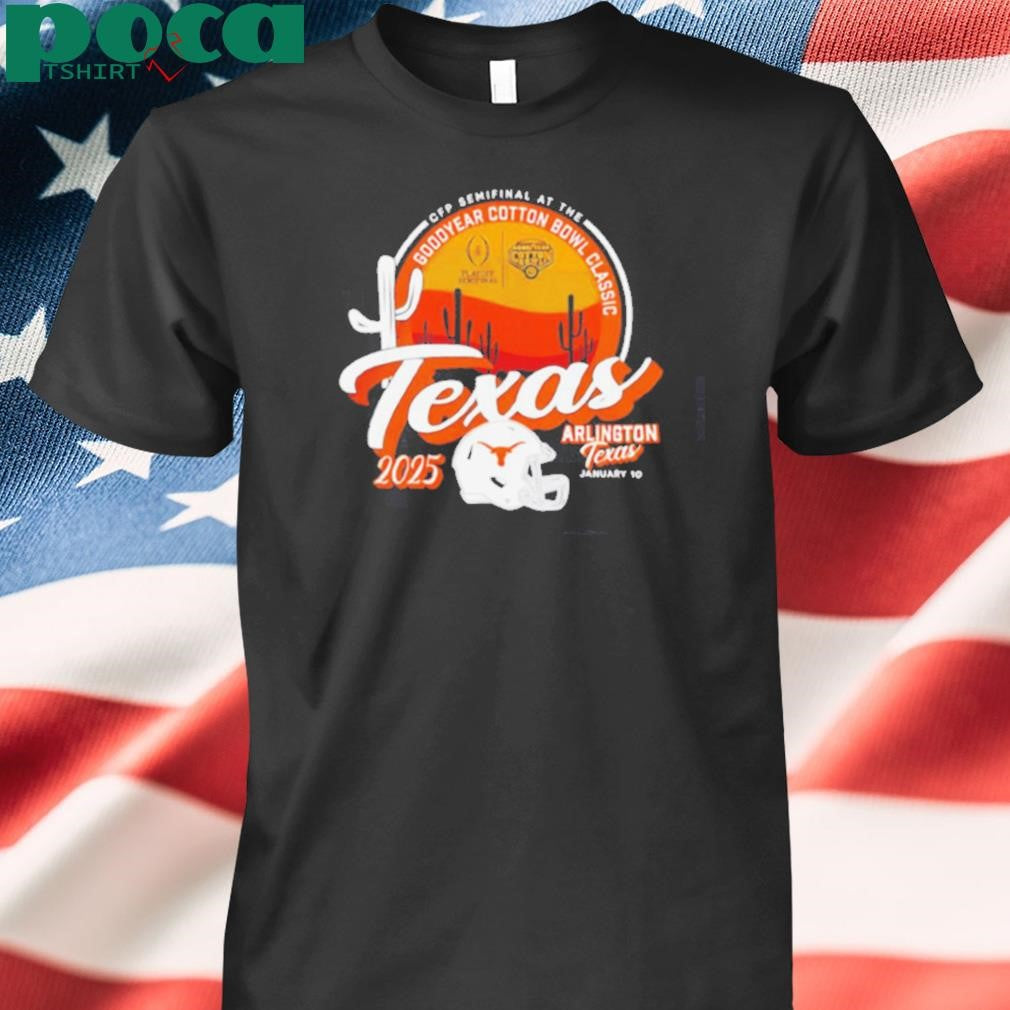 Texas Longhorns College Football Playoff 2025 Goodyear Cotton Bowl Classic vintage shirt