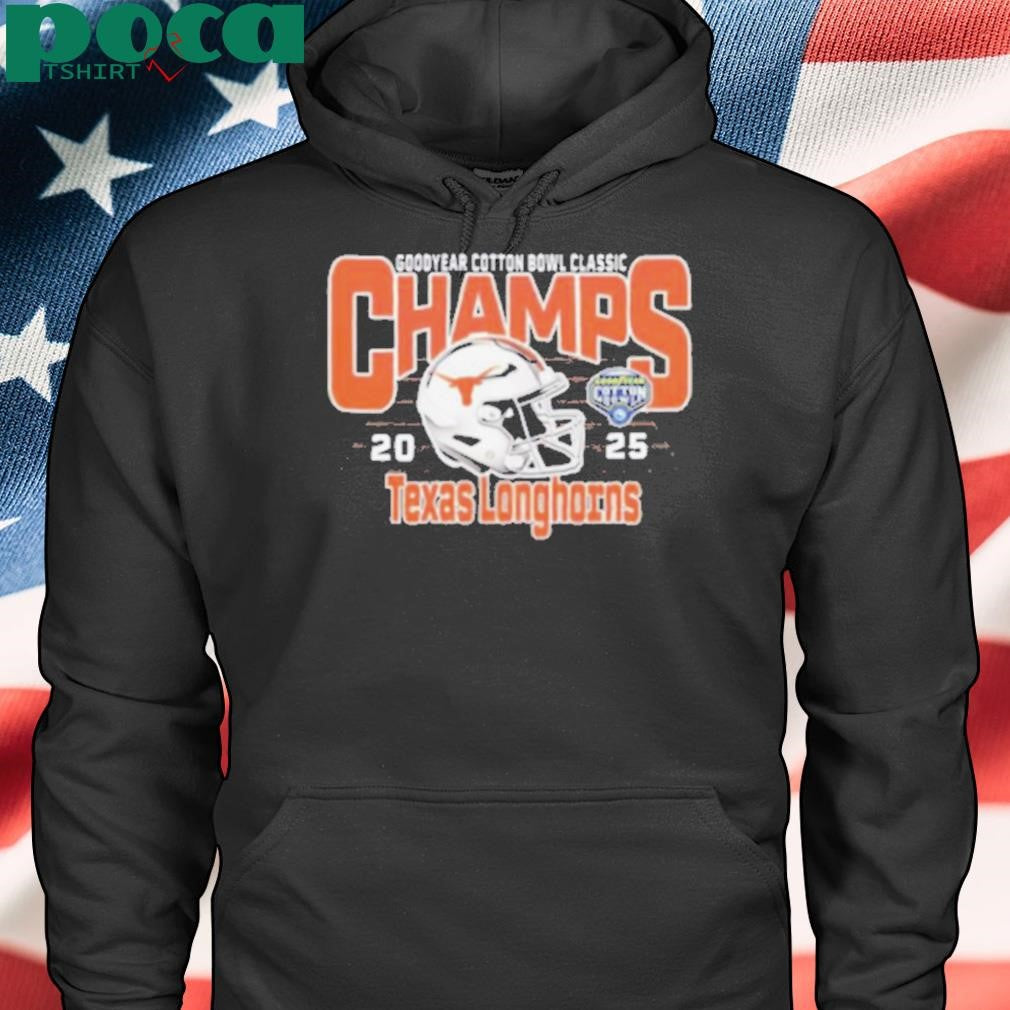 Texas Longhorns Football Are Goodyear Cotton Bowl Classic Champions 2025 T shirt