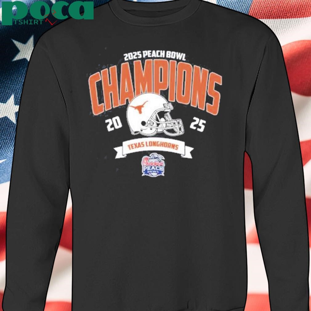 Texas Longhorns Football Champions 2025 Chick-fil-A Peach Bowl NCAA College Football Shirt