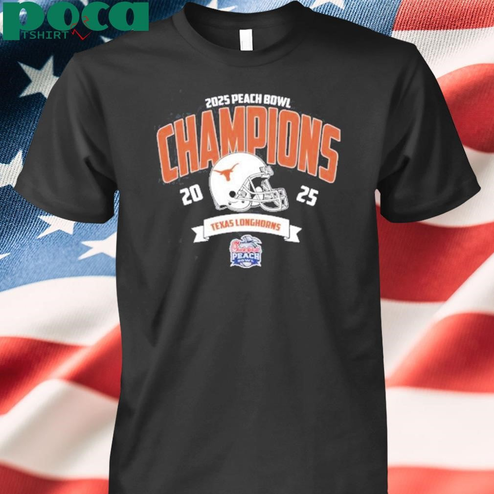 Texas Longhorns Football Champions 2025 Chick-fil-A Peach Bowl NCAA College Football Shirt