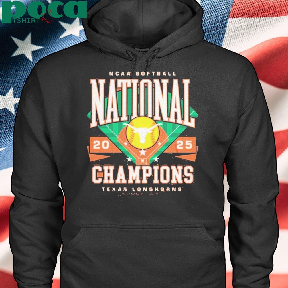 Texas Longhorns Homefield 2025 NCAA Softball Women’s College World Series Champions T-Shirt