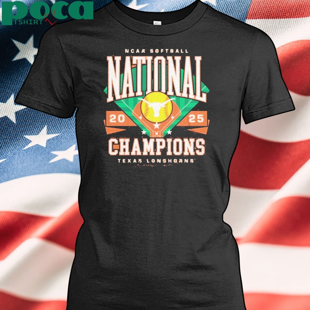Texas Longhorns Homefield 2025 NCAA Softball Women’s College World Series Champions T-Shirt