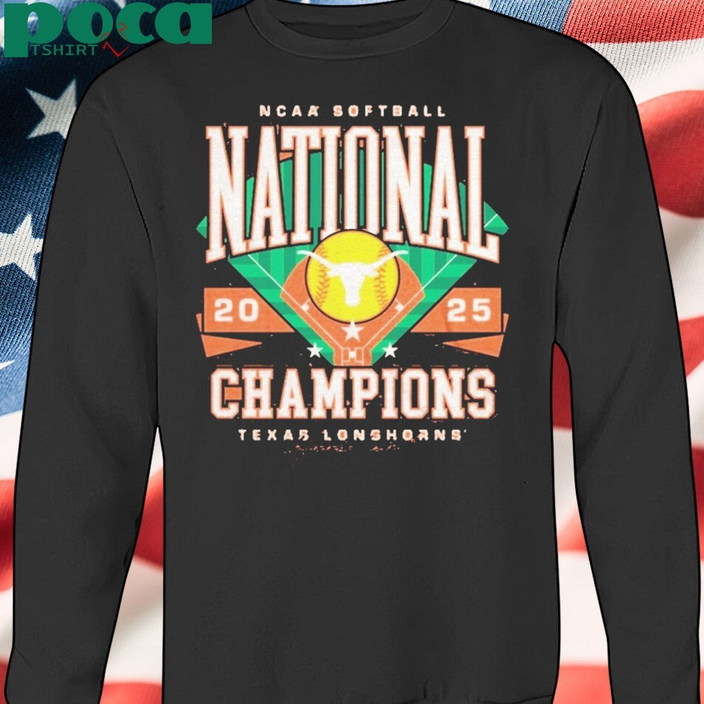 Texas Longhorns Homefield 2025 NCAA Softball Women’s College World Series Champions T-Shirt