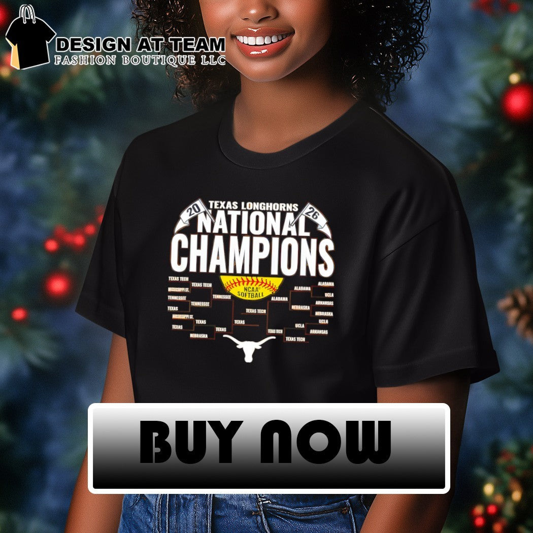 Texas Longhorns NCAA Softball Women’s College World Series National Champions Bracket 2026 shirt