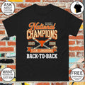 Texas Longhorns National Champs Softball Back to Back 2025 2026 shirt