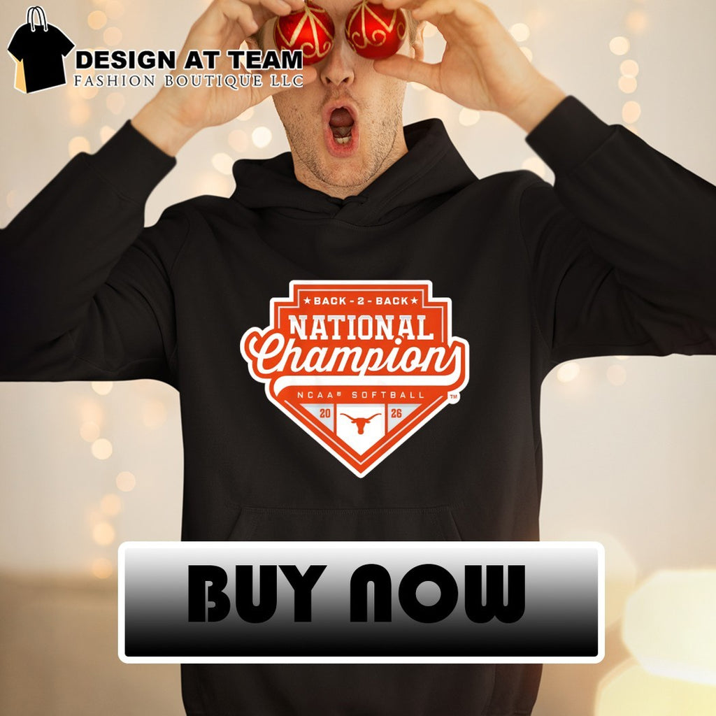 Texas Longhorns Softball 2026 NCAA Back 2 Back National Champions logo shirt