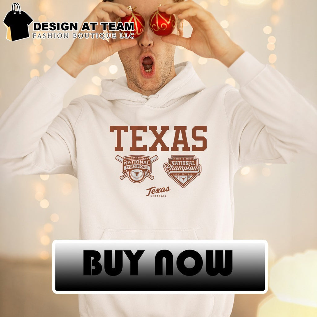Texas Longhorns Softball Back to Back National Champions 2026 NCAA logo shirt