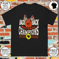 Texas Longhorns softball apparel Back to Back National Champions hand ring shirt