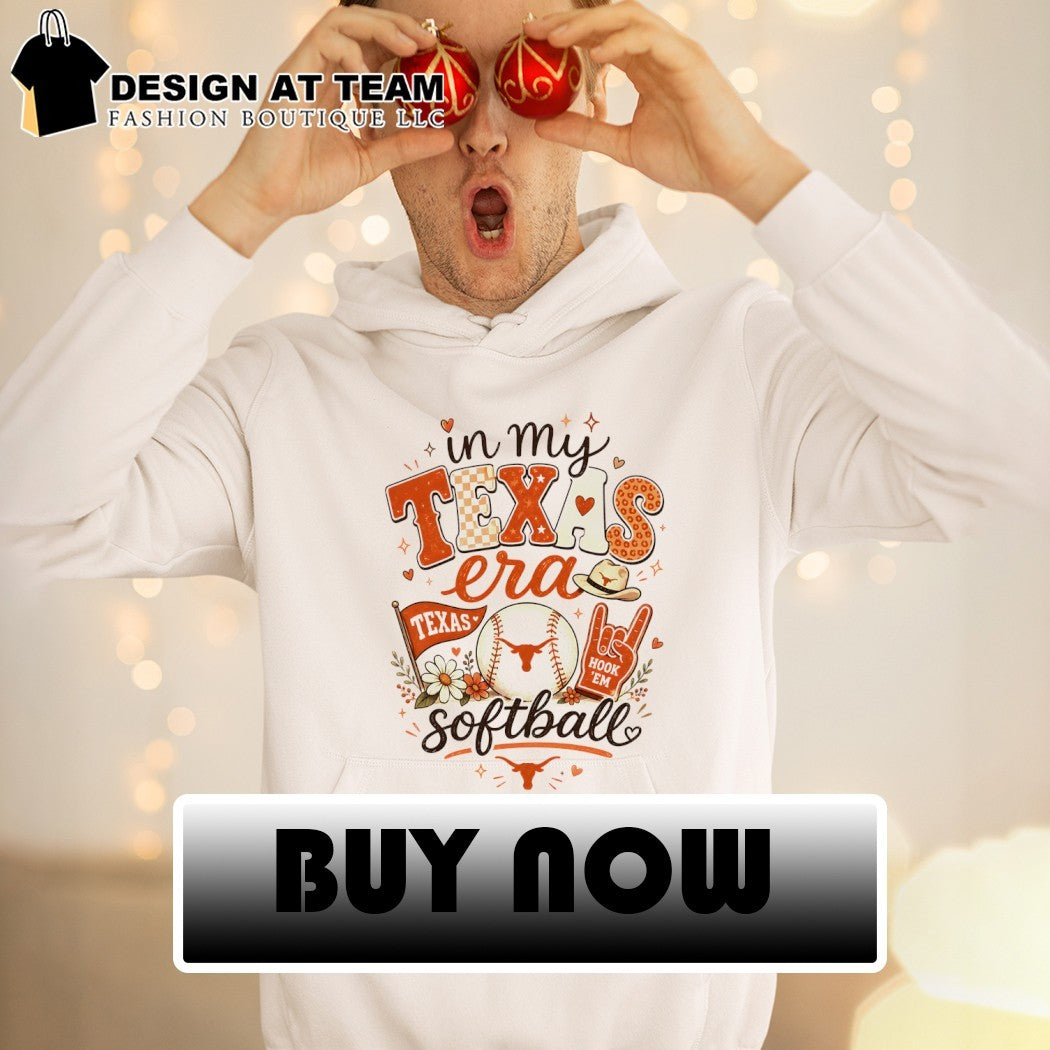 Texas Longhorns softball in my Texas era Hook ’em shirt