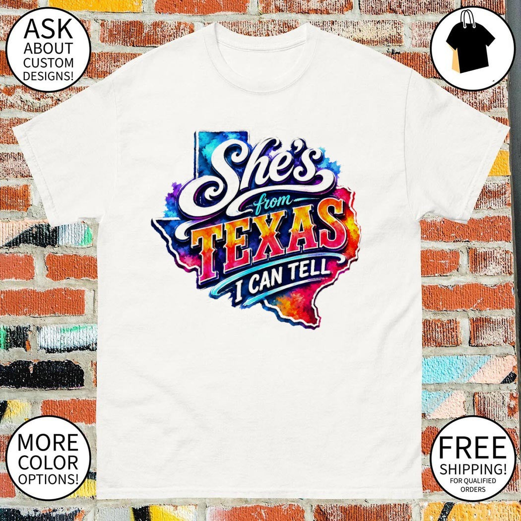 Texas Map She’s From Texas I can tell San Antonio Spurs Basketball Western Conference Champions NBA Finals 2026 shirt