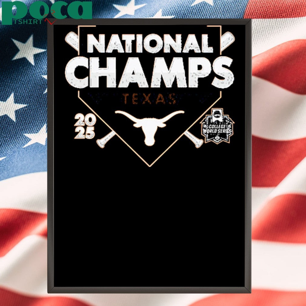Texas Orange Texas Longhorns 2025 NCAA Softball Women’s College World Series Champions T-Shirt
