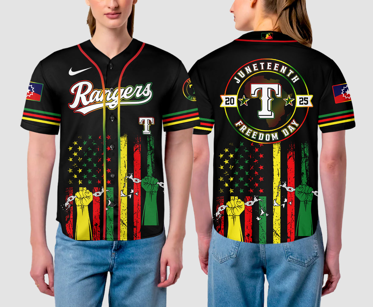 Texas Rangers Juneteenth Day 2025 Jersey