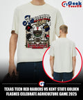 Texas Tech Red Raiders vs Kent State Golden Flashes Celebrate Agriculture Game 2025 shirt