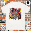 Texas icons Whataburger Big Red Buc-ee’s HEB state charm boots she’s from Texas I can tell text shirt