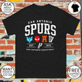 The Alien Fox Castle Harp San Antonio Spurs Basketball est 1973 shirt