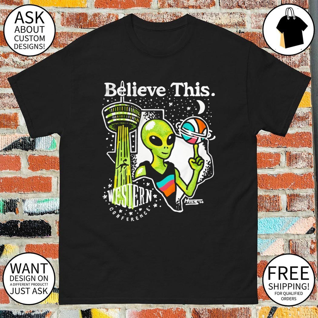 The Alien Victor Wembanyama Believe this San Antonio Spurs Basketball 2026 shirt
