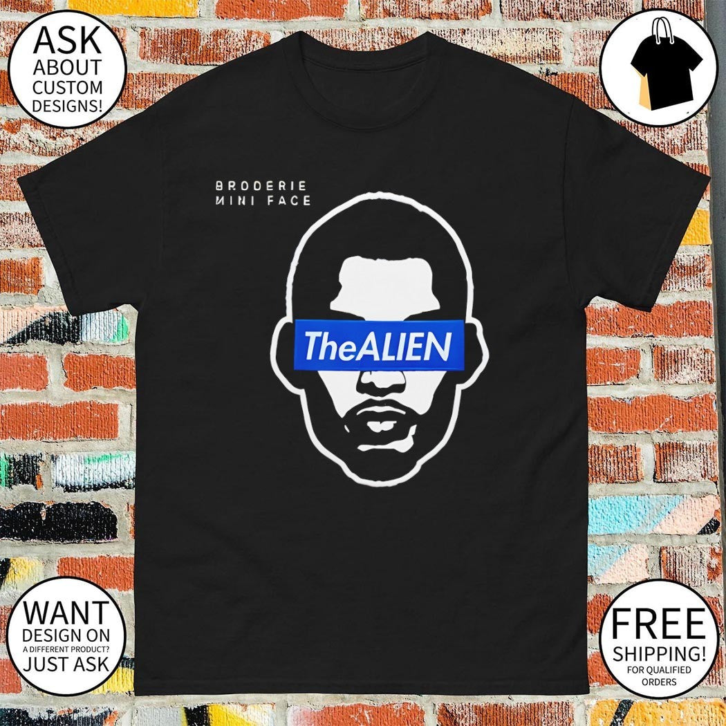 The Alien Victor Wembanyama big face San Antonio Spurs Basketball Playoffs 2026 shirt