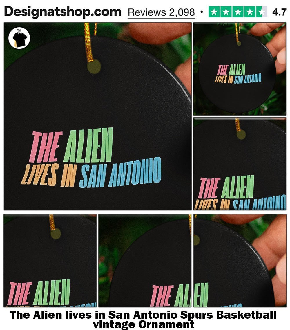 The Alien lives in San Antonio Spurs Basketball vintage shirt