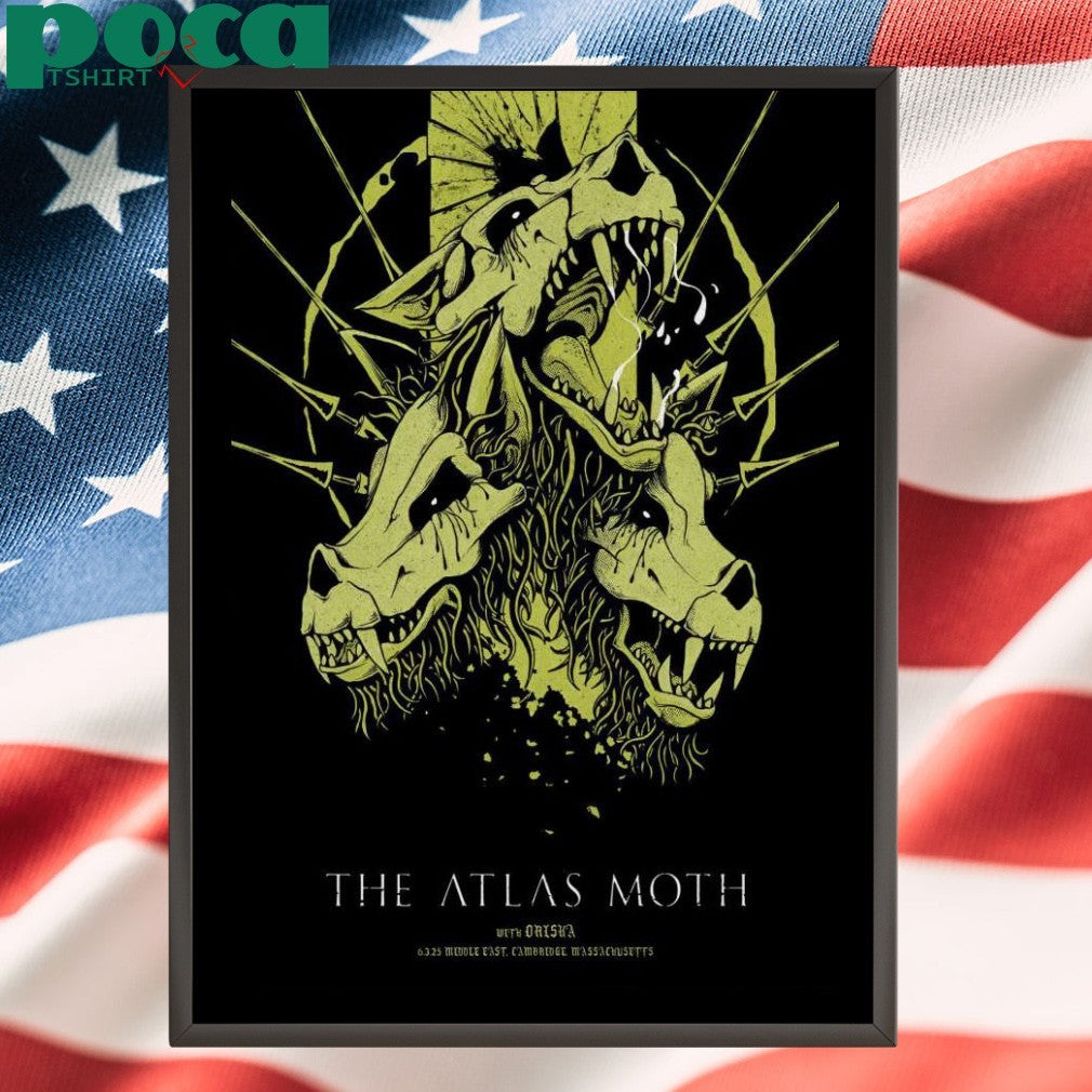 The Atlas Moth Cambridge MA Jun 3 2025 Poster Shirt