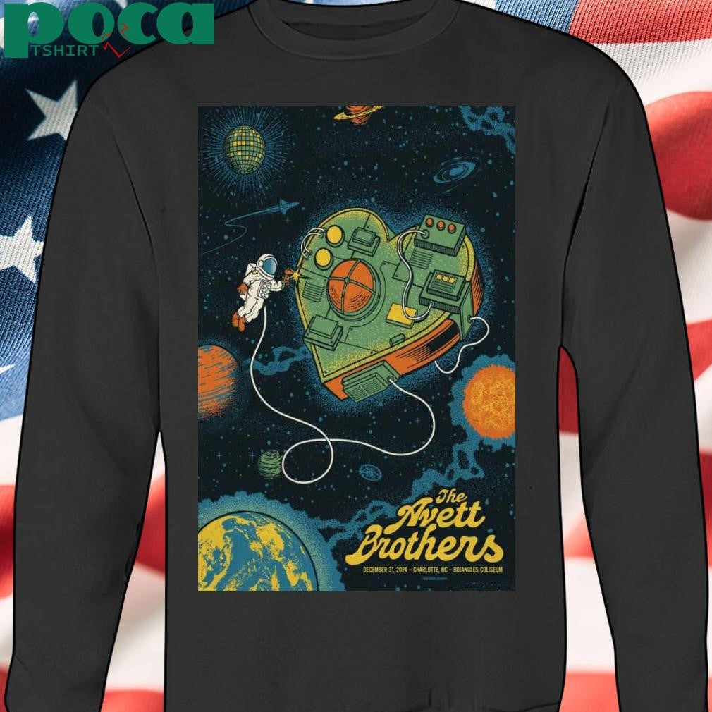 The Avett Brothers Dec 31 2024 Charlotte NC Poster shirt