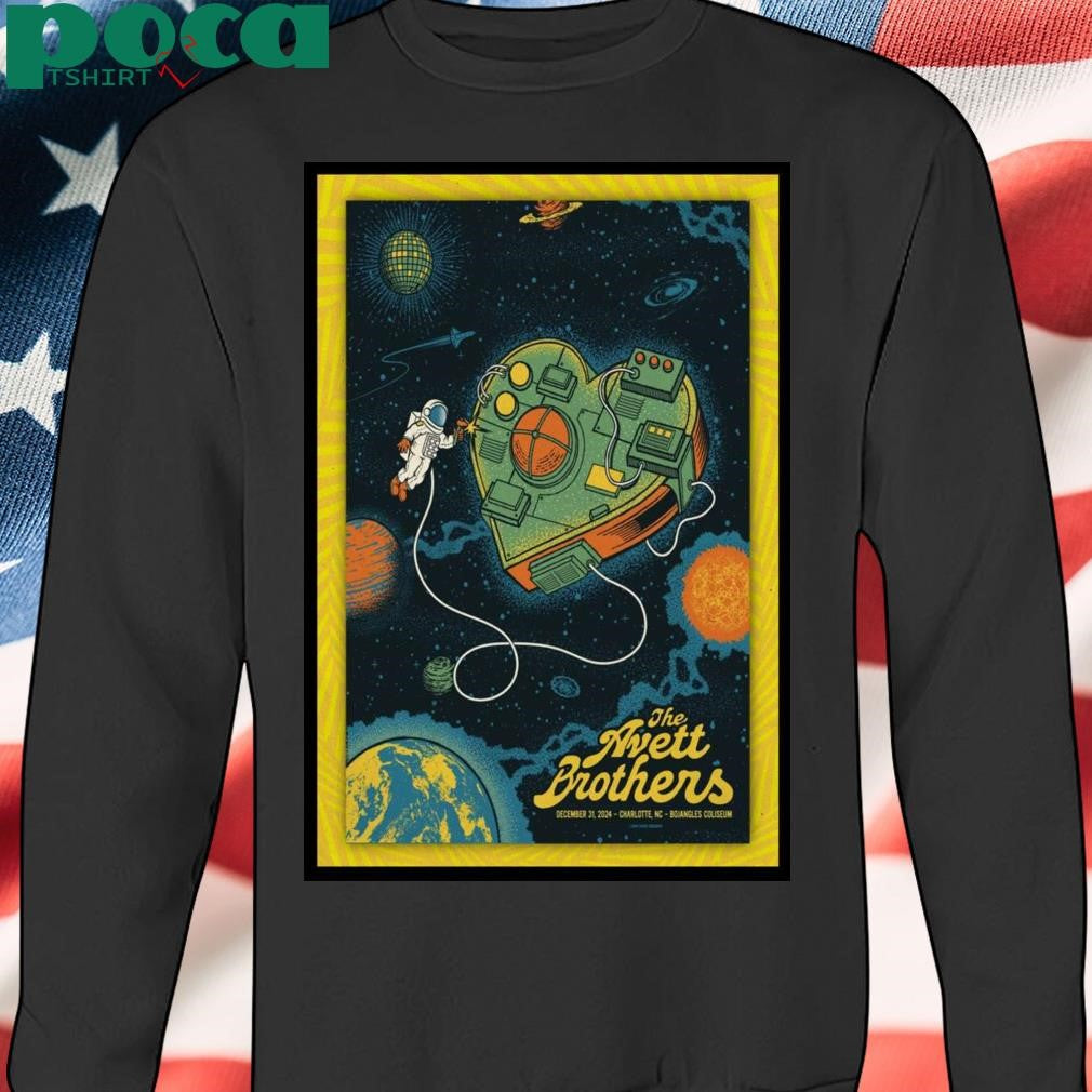 The Avett Brothers Poster Charlotte, NC Dec 31, 2024 Bojangles Coliseum Shirt