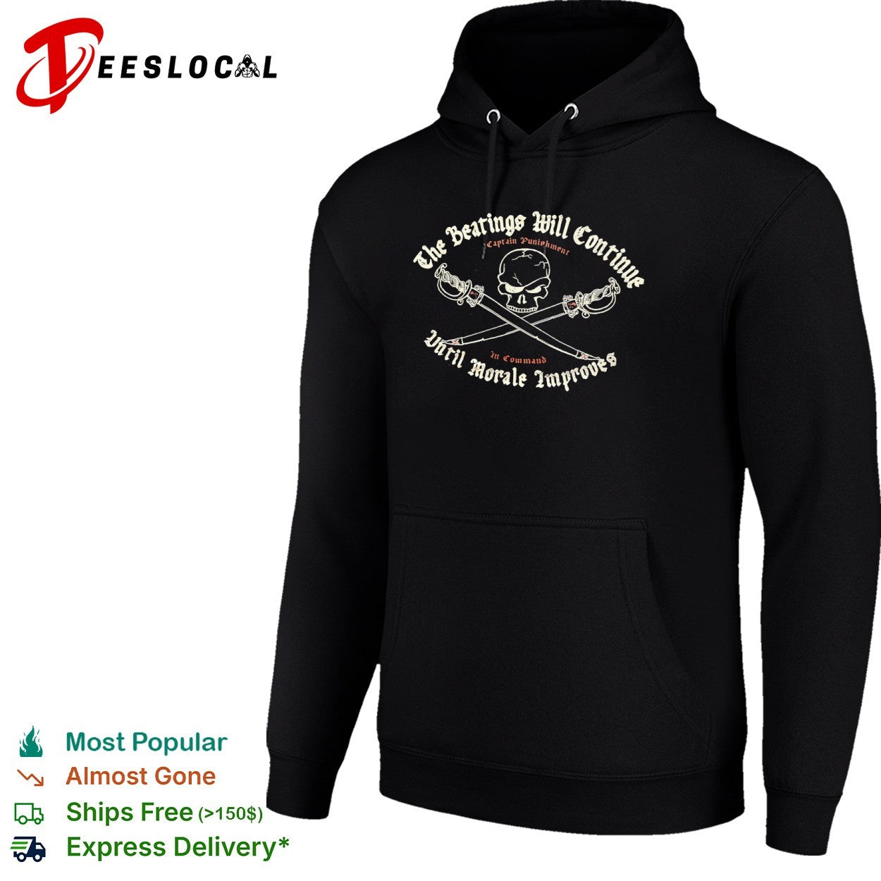 The Beatings Will Continue until Morale Improves Captain Punishment in Command shirt