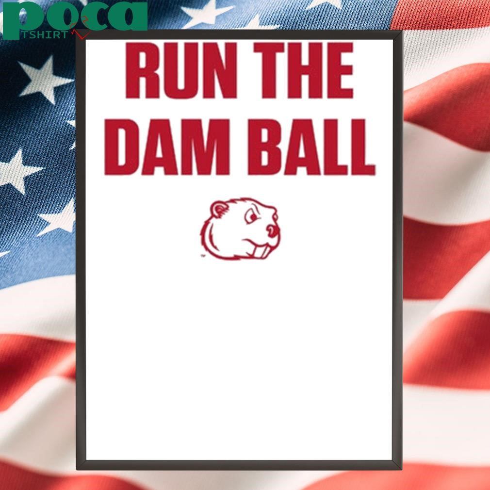 The Beaver Run The Dam Ball Minot State Shirt