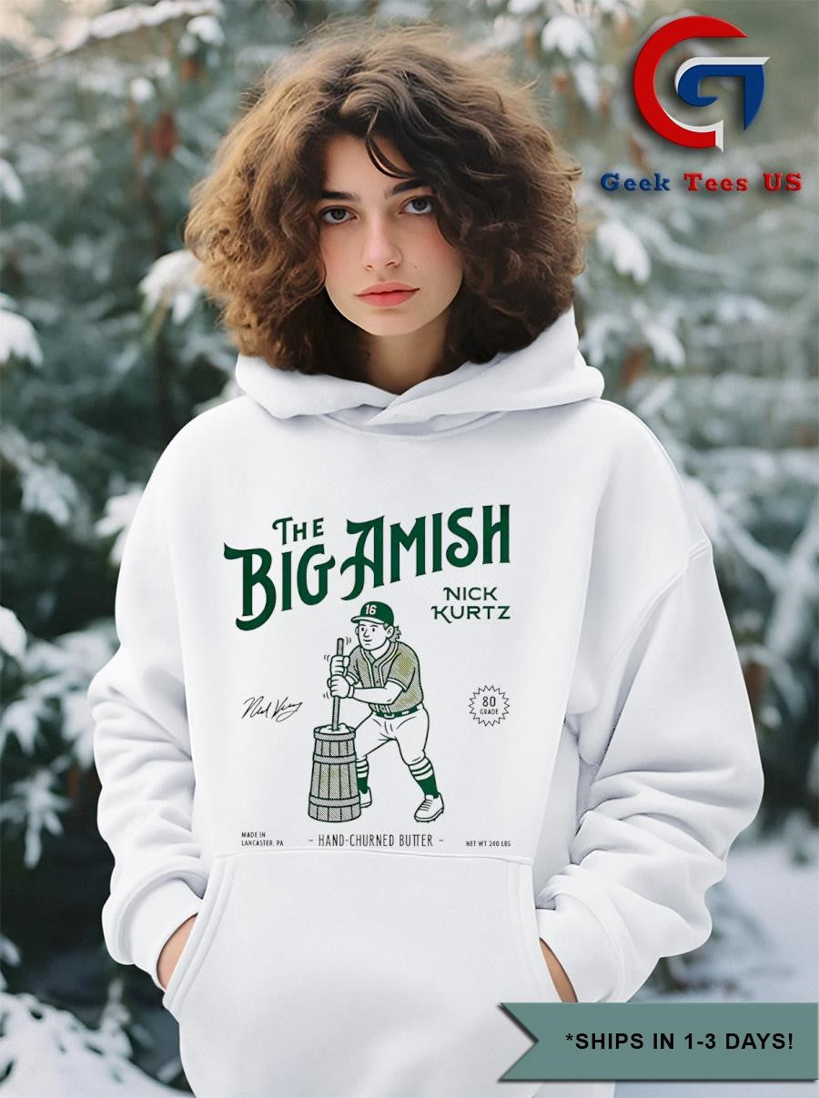 The Big Amish Nick Kurtz Athletics baseball signature shirt