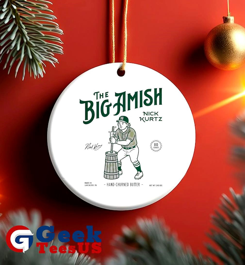 The Big Amish Nick Kurtz Athletics baseball signature shirt