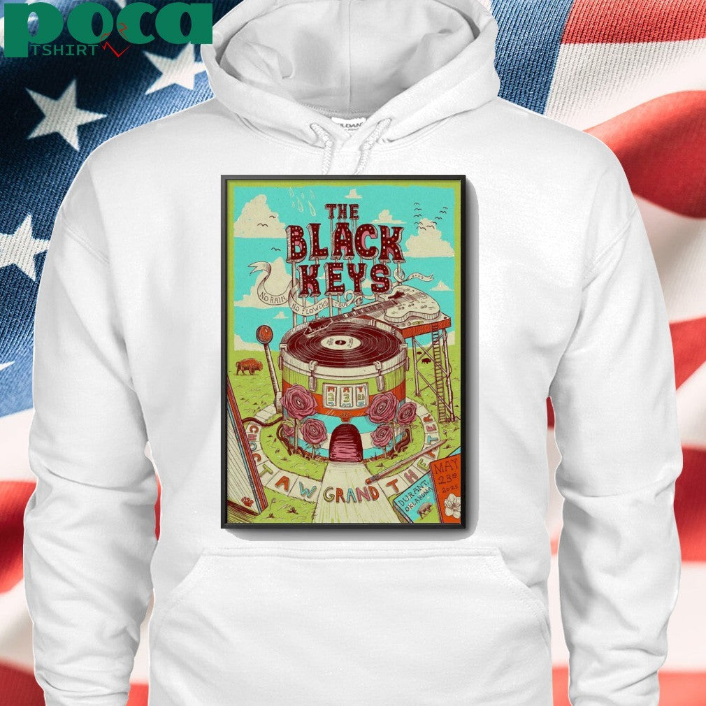 The Black Keys Durant OK 5-23-2025 Poster shirt