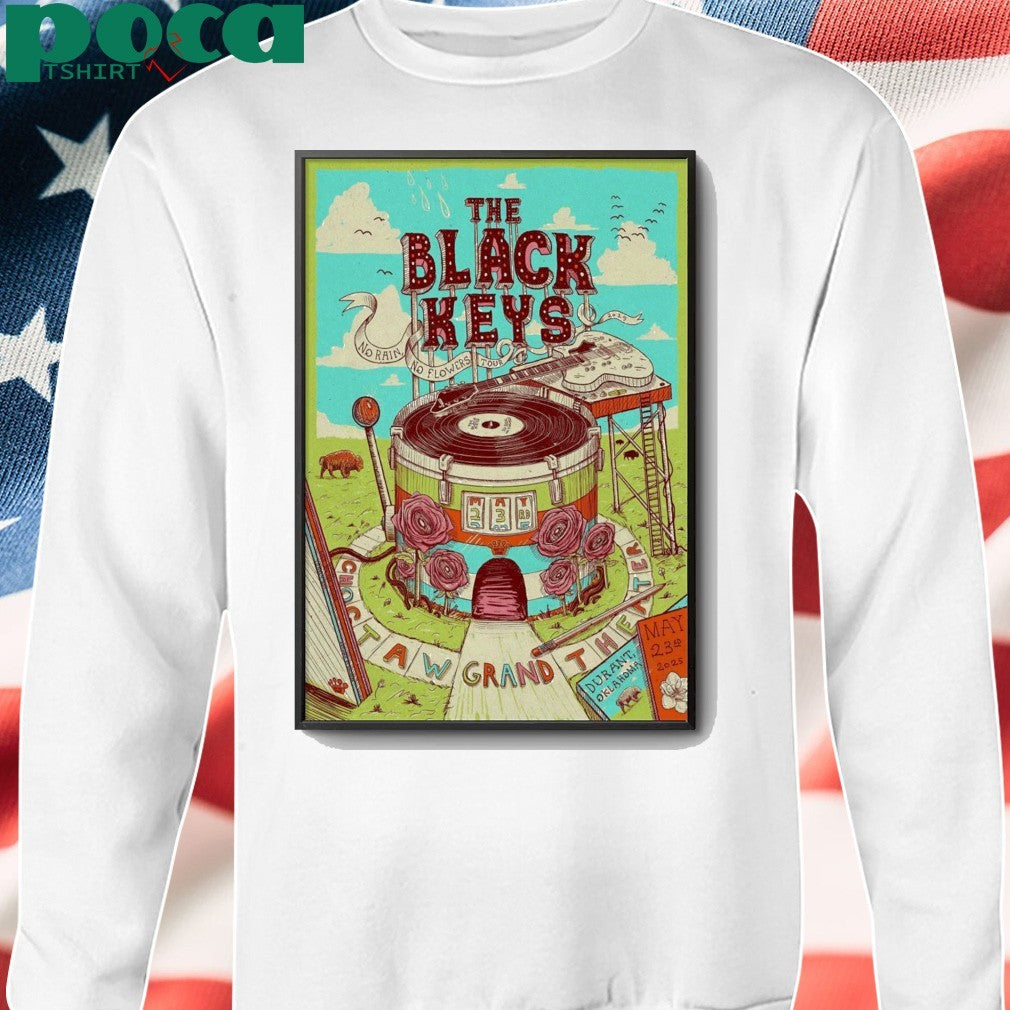 The Black Keys Durant OK 5-23-2025 Poster shirt