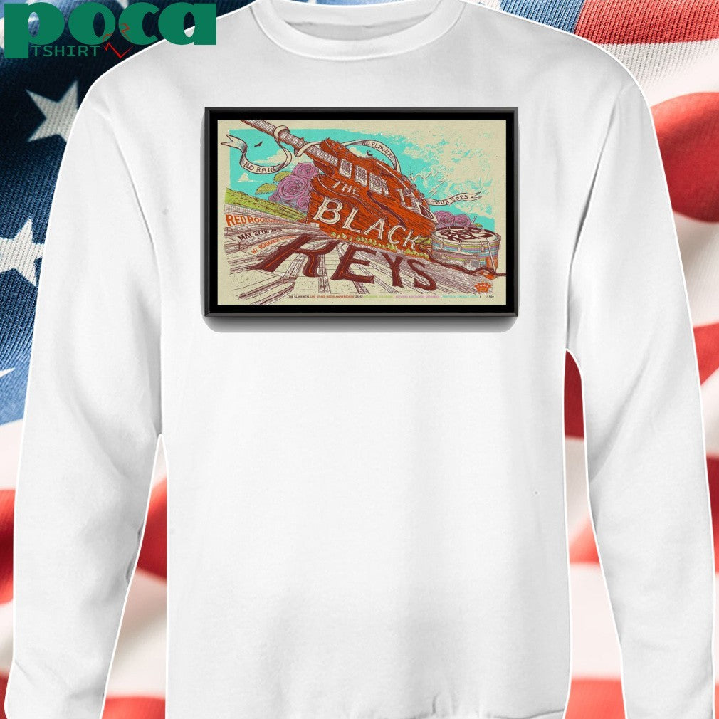 The Black Keys Events Red Rocks Amphitheatre May 27, 2025 Poster shirt